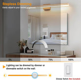 SineRise LED Modern 48-Inch Bathroom Vanity Light
