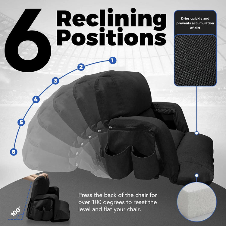 Wide Stadium Seat Recliner