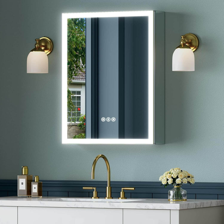 16x24 Inch Medicine Cabinet with Dimmable Lights