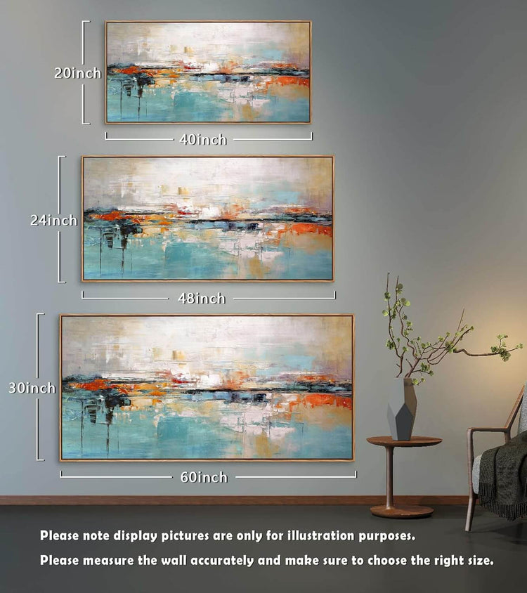 Vibrant Abstract Canvas Wall Art