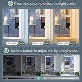 16x24 Inch Medicine Cabinet with Dimmable Lights