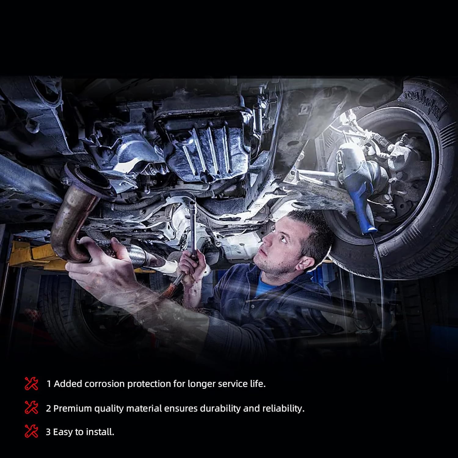 EPA Compliant Exhaust Manifold Catalytic Converter for 2010-2011 Chevy Camaro 3.6L V6