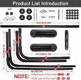 REGMICS Pivot Top Mount Spa Cover Lift with Towel Rack for Hot Tubs