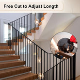 Satin Black Iron Balusters