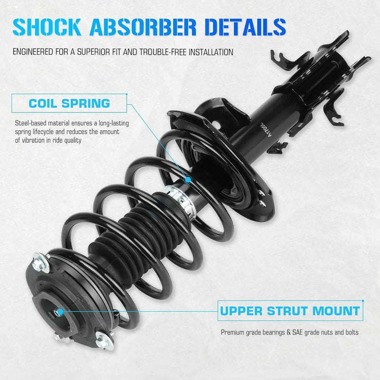 Complete Struts Assembly for 2013 Nissan Sentra