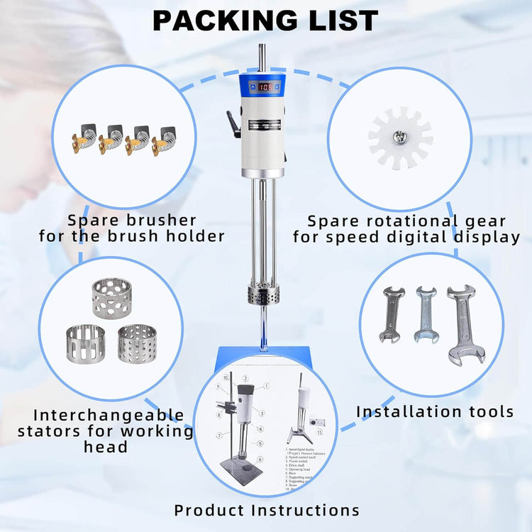 High Speed Lab Homogenizer Mixer