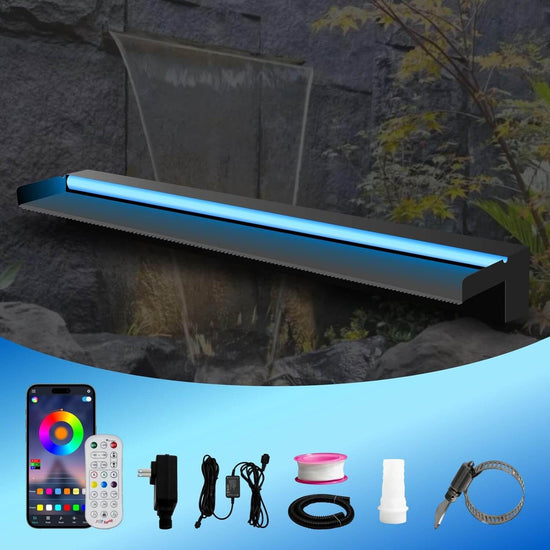 Stainless Steel Pool Waterfall