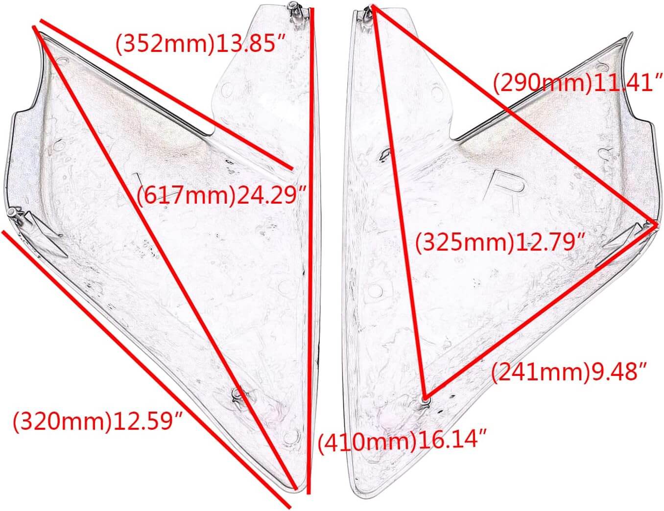 Harley Vivid Black Side Covers