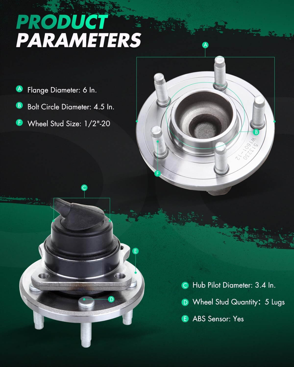 Wheel Hub Bearing Assembly Front