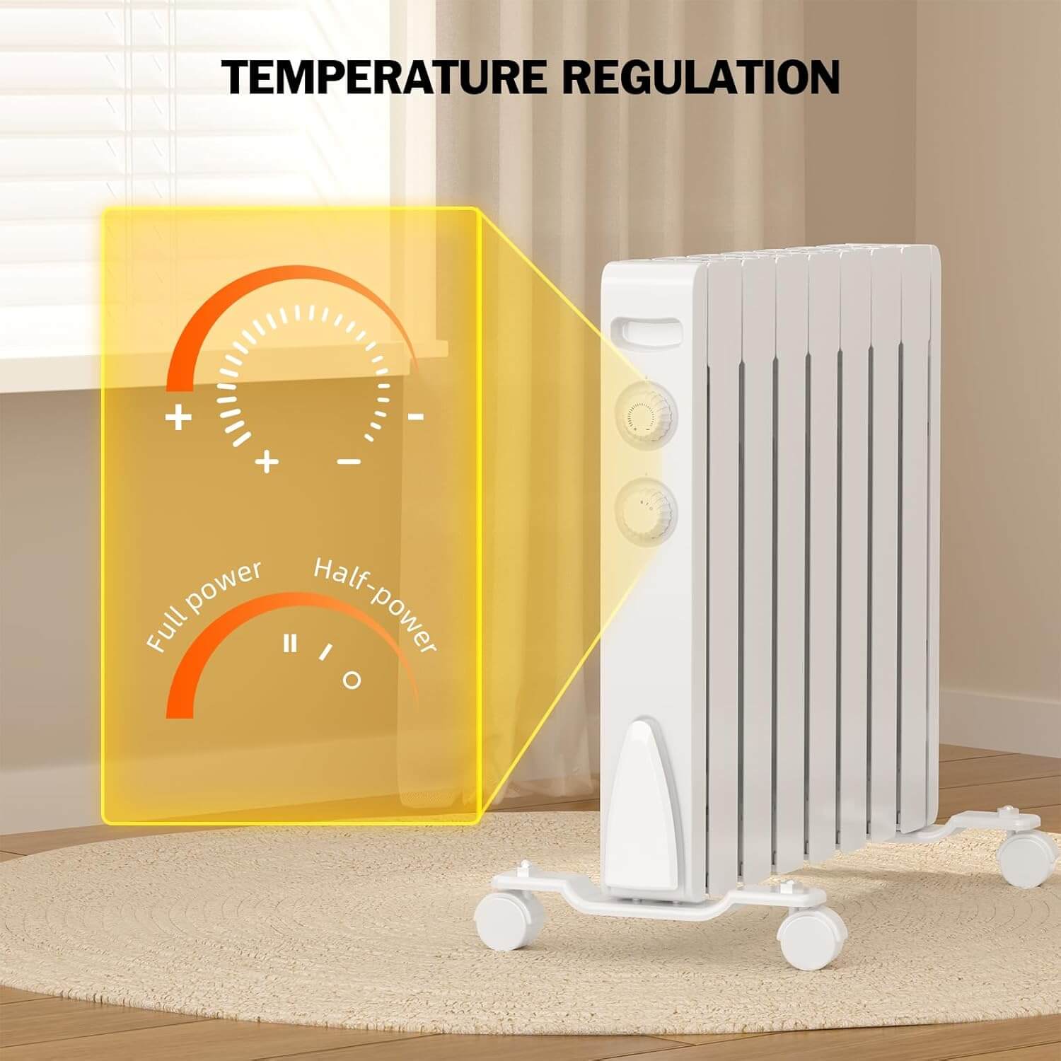 Electric Wall Heater 1500W