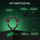 AUQDD 10-Piece Front End Kit: Hyundai Santa Fe 2007-2012, Kia Sorento 2011-2013