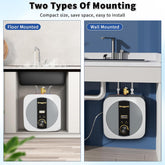 Compact 2.5 Gallon Electric Water Heater: 1500W Under-Sink Hot Water Solution