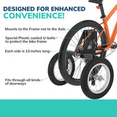 Moshay Heavy Duty Adult Bicycle Training Wheels for 24-29 Inch Bikes