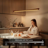 42" Wood Linear Pendant Light