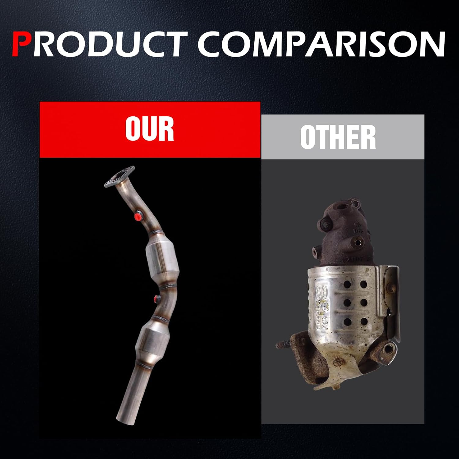 EPA Compliant Exhaust Manifold Catalytic Converter for 2010-2011 Chevy Camaro 3.6L V6