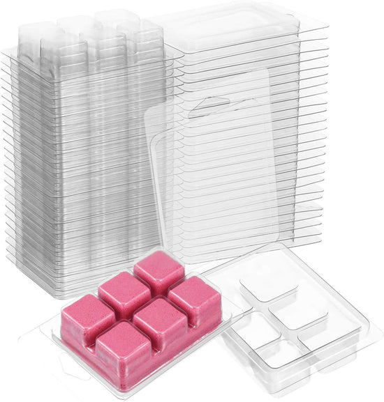 Wax Melt Clamshell Molds 80 Packs