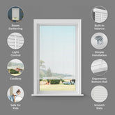 Cordless Room Darkening Mini Blinds