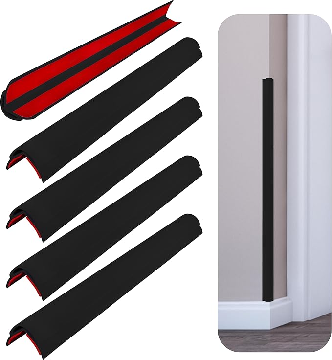 Rubber Bond 48-Inch Heavy Duty Corner Guard Edge Protector for Walls