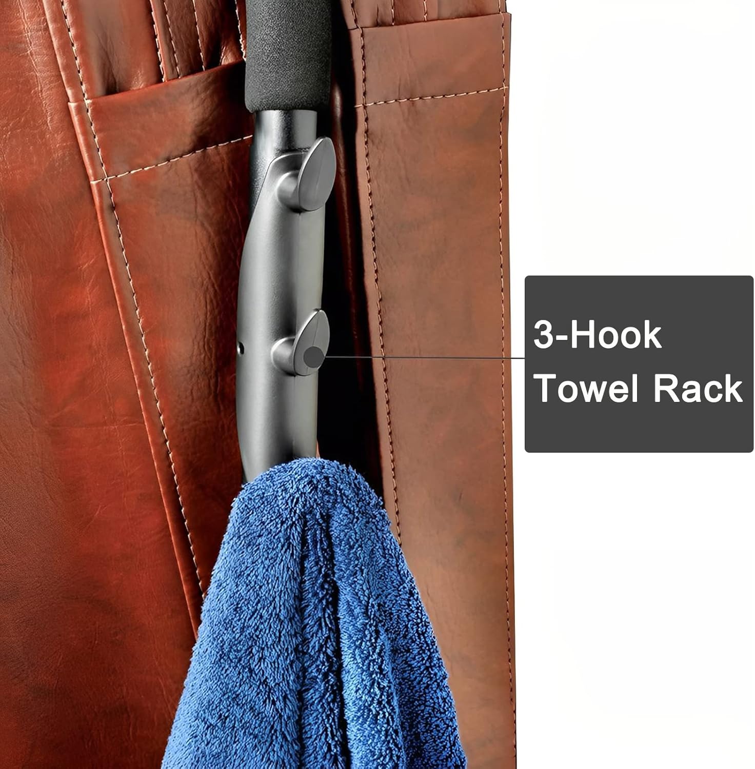 REGMICS Pivot Top Mount Spa Cover Lift with Towel Rack for Hot Tubs