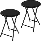 Lavish Home Folding Bar Stools Black