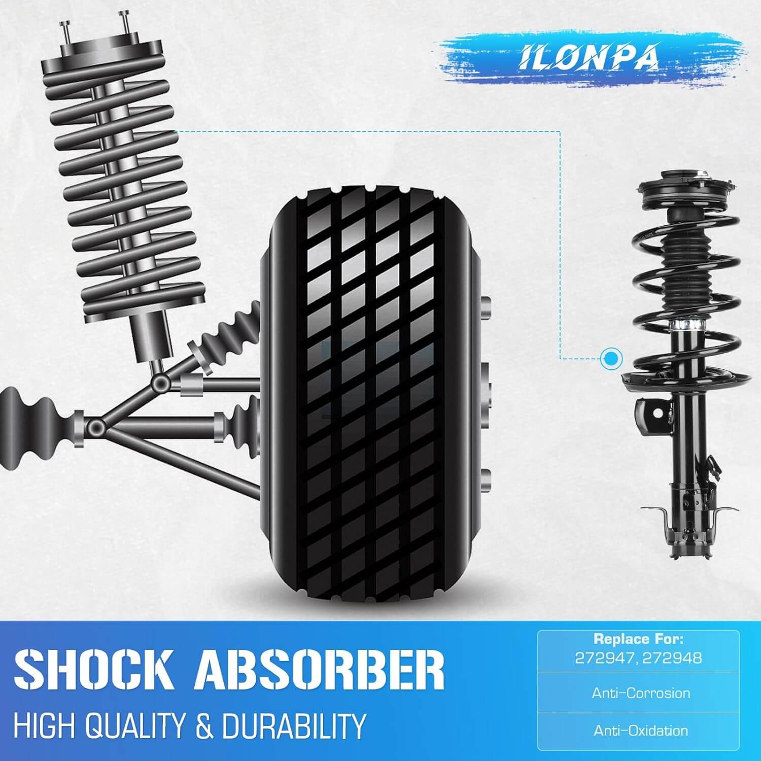 Complete Struts Assembly for 2013 Nissan Sentra