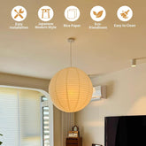Round White Paper Lantern