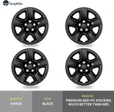 TangMiGe 4 Pack Black Wheel Skins