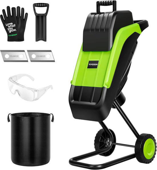 VIVOSUN 15-Amp Electric Wood Chipper/Shredder