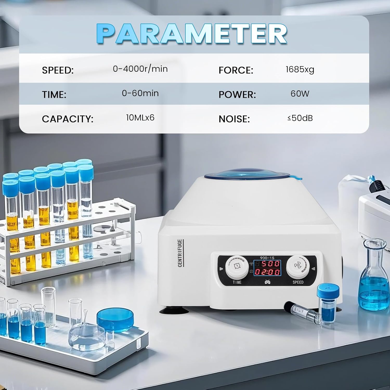 Mxmoonant Digital Desktop Centrifuge: Lab Precision for Plasma Research