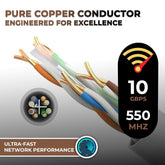Cat6 1000ft Plenum Ethernet Cable