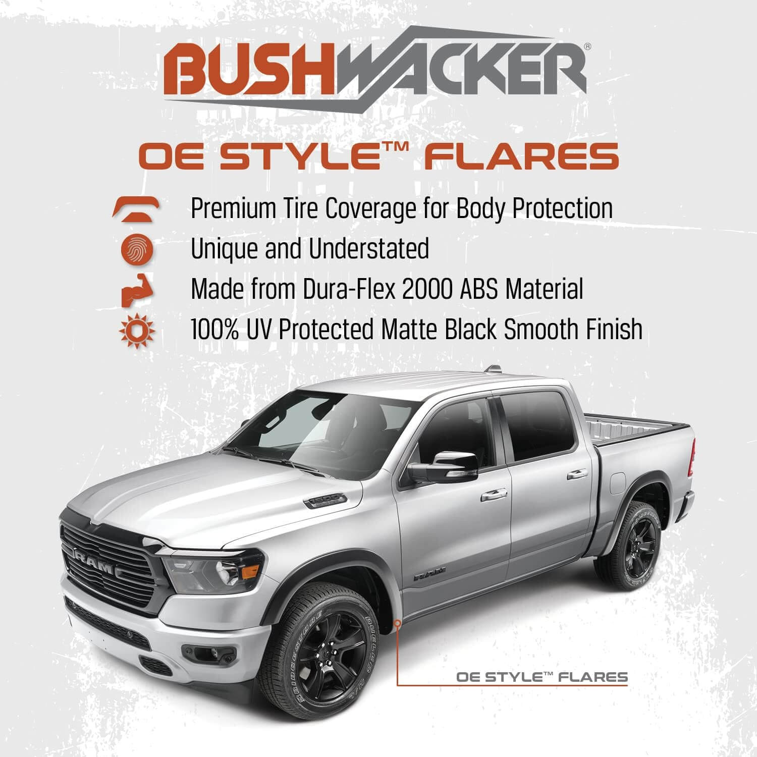 Bushwacker Black Fender Flares
