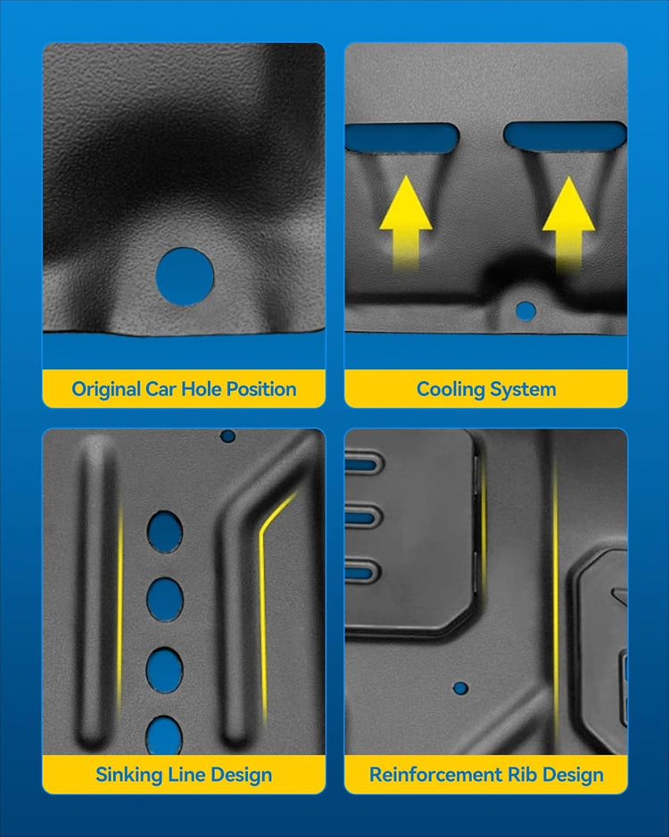 Premium Engine Splash Shield Under Cover Guard for 2013-2018 Fusion MKZ