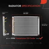 Toyota Sienna Aluminum Radiator