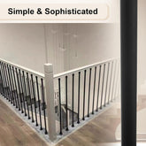 Satin Black Iron Balusters