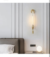 Brass Wall Light Fixture