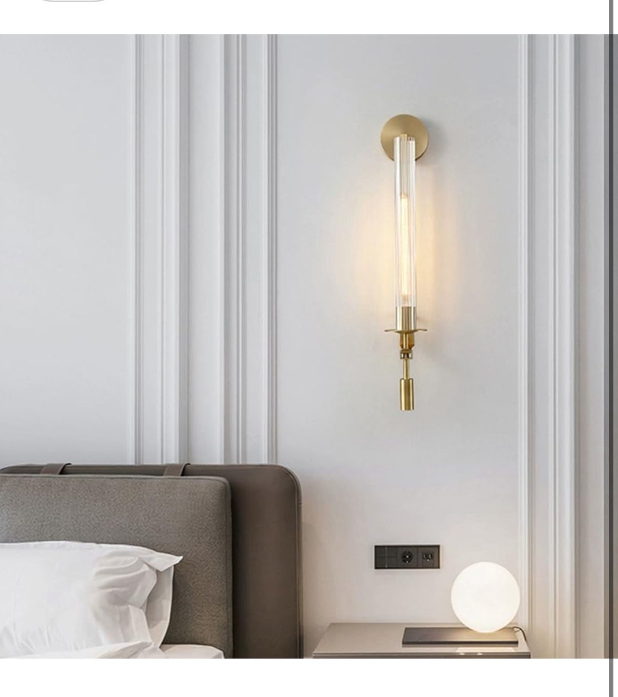 Brass Wall Light Fixture