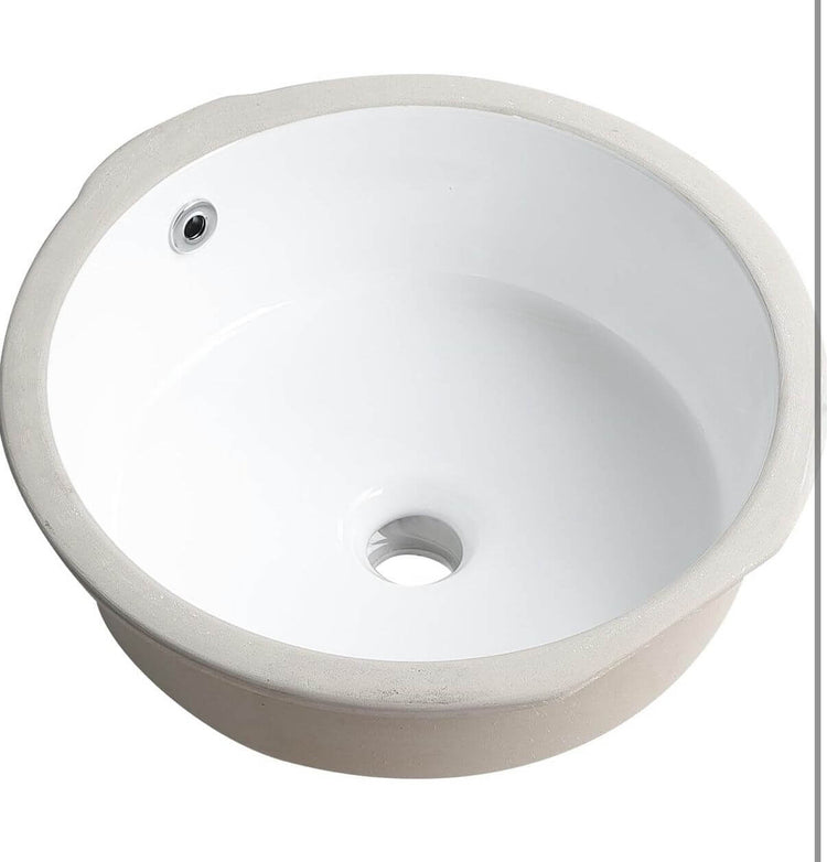 White Ceramic Bathroom Sink