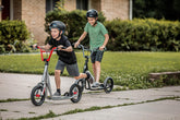 Mongoose Trace Air Scooter: 12-inch Air Tires for Smooth Ride & Fun