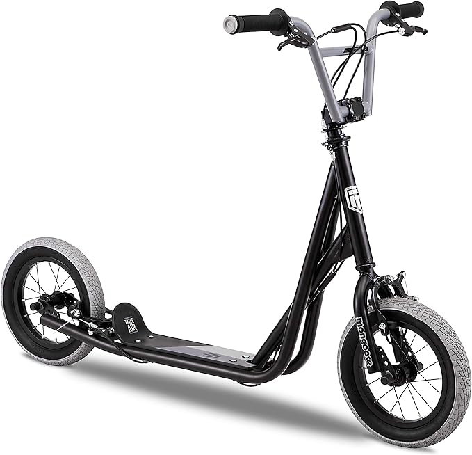 Mongoose Trace Air Scooter: 12-inch Air Tires for Smooth Ride & Fun