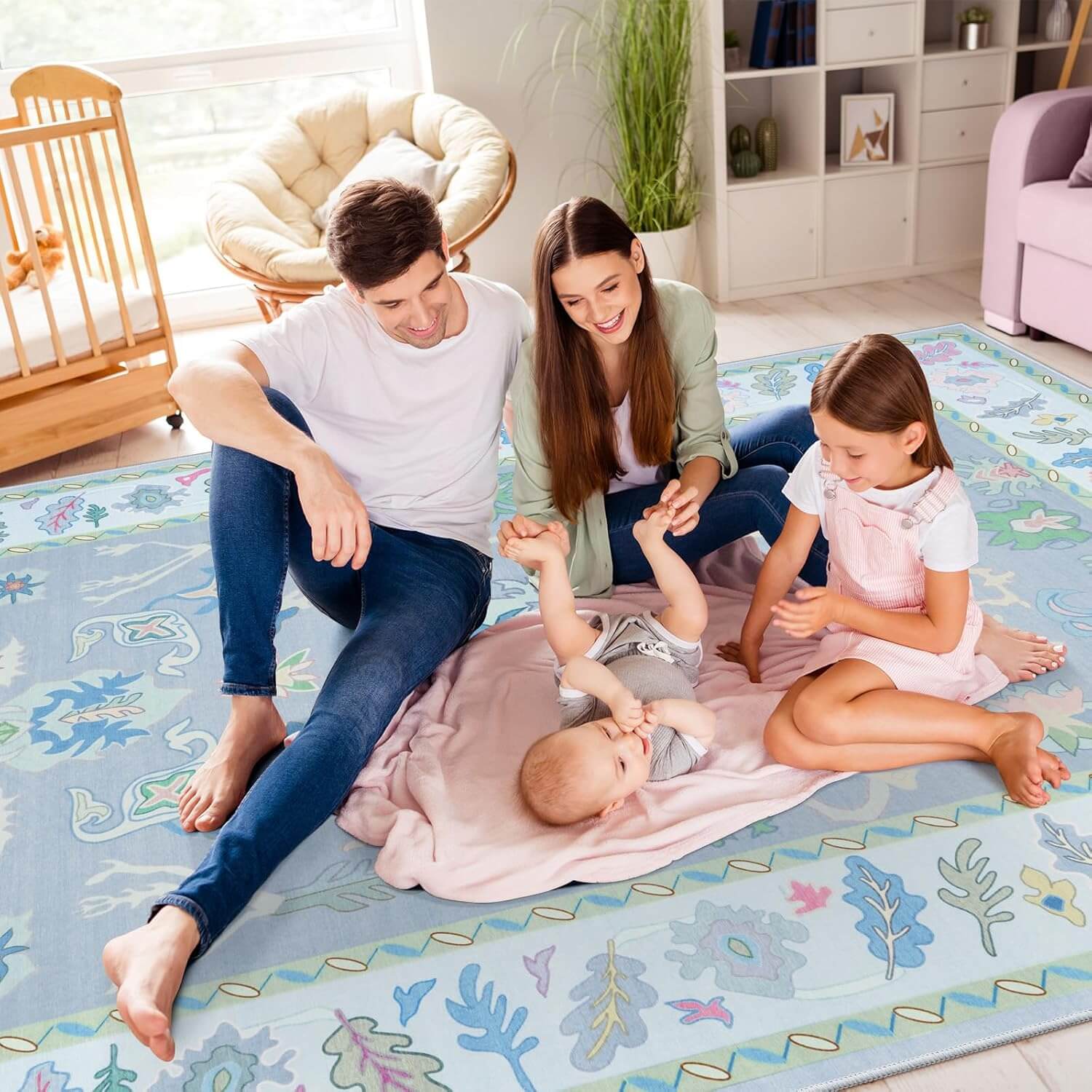 LIVEBOX Non Slip Turkish Rug