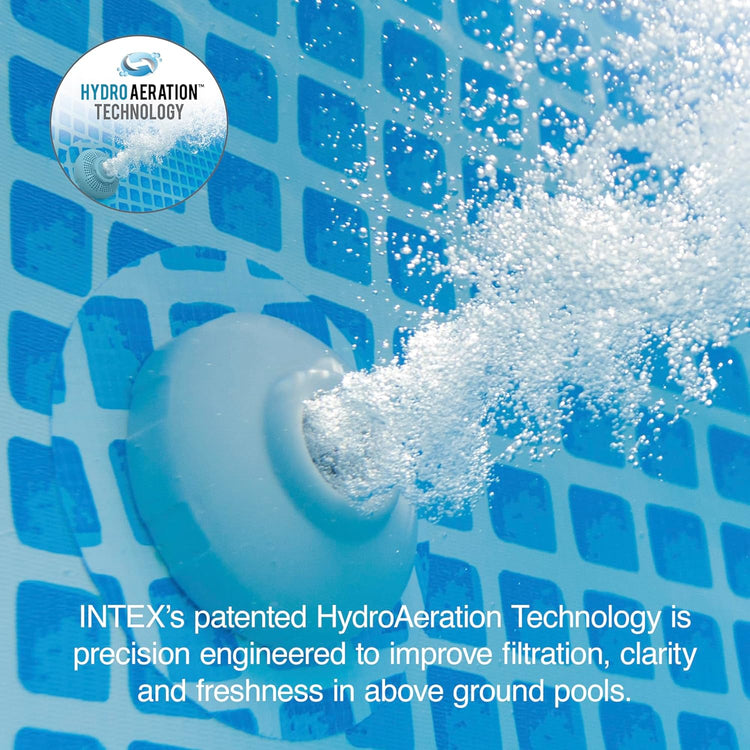 Intex Krystal Clear Cartridge Filter Pump 2500 GPH for Above Ground Pools