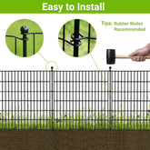 10 Panels No Dig Decorative Outdoor