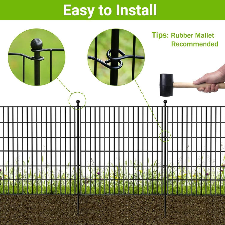 10 Panels No Dig Decorative Outdoor