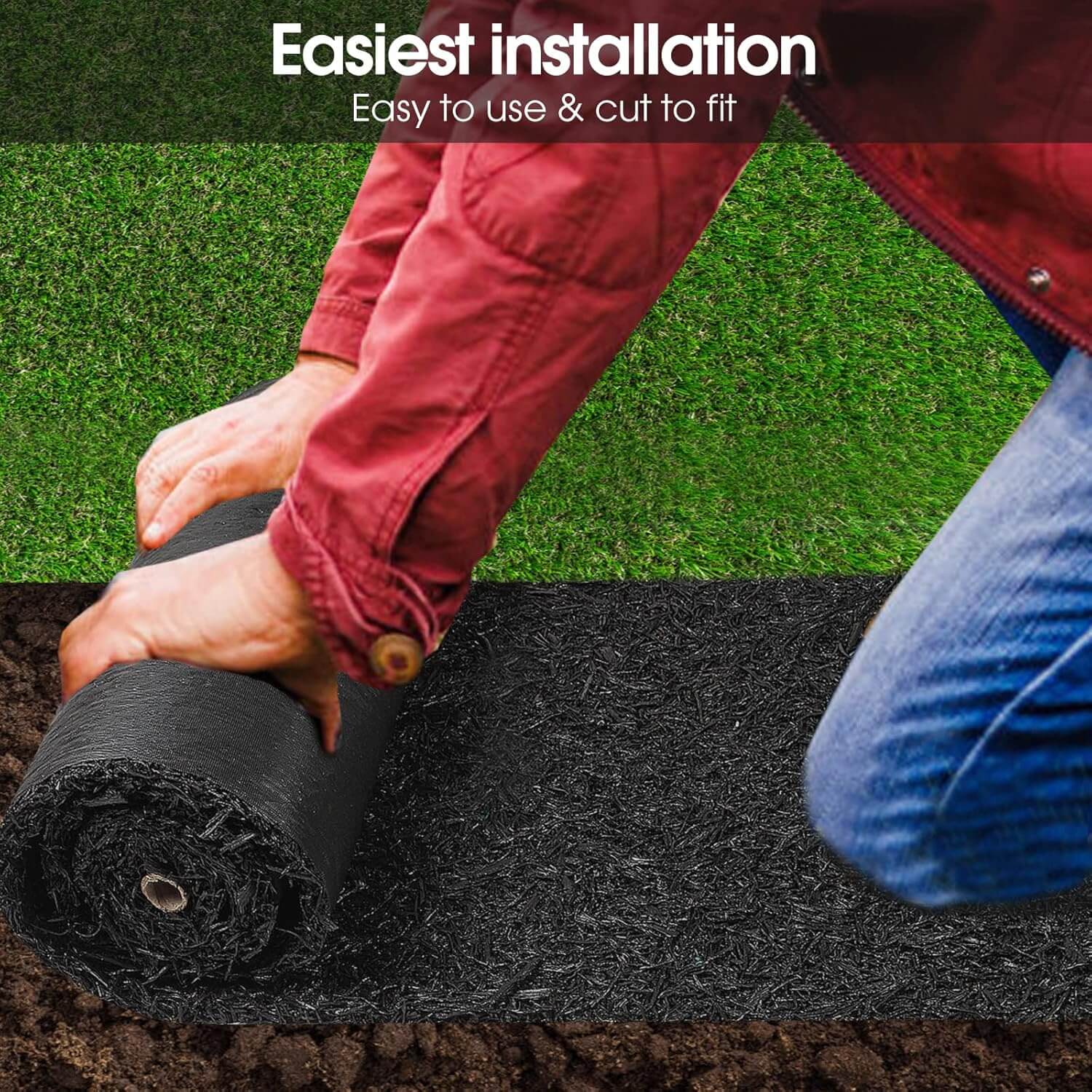 Permanent Rubber Mulch Mat