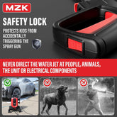 MZK Electric Pressure Washer: 4500 PSI, 3.0 GPM, Anti-Tipping, Foam Cannon