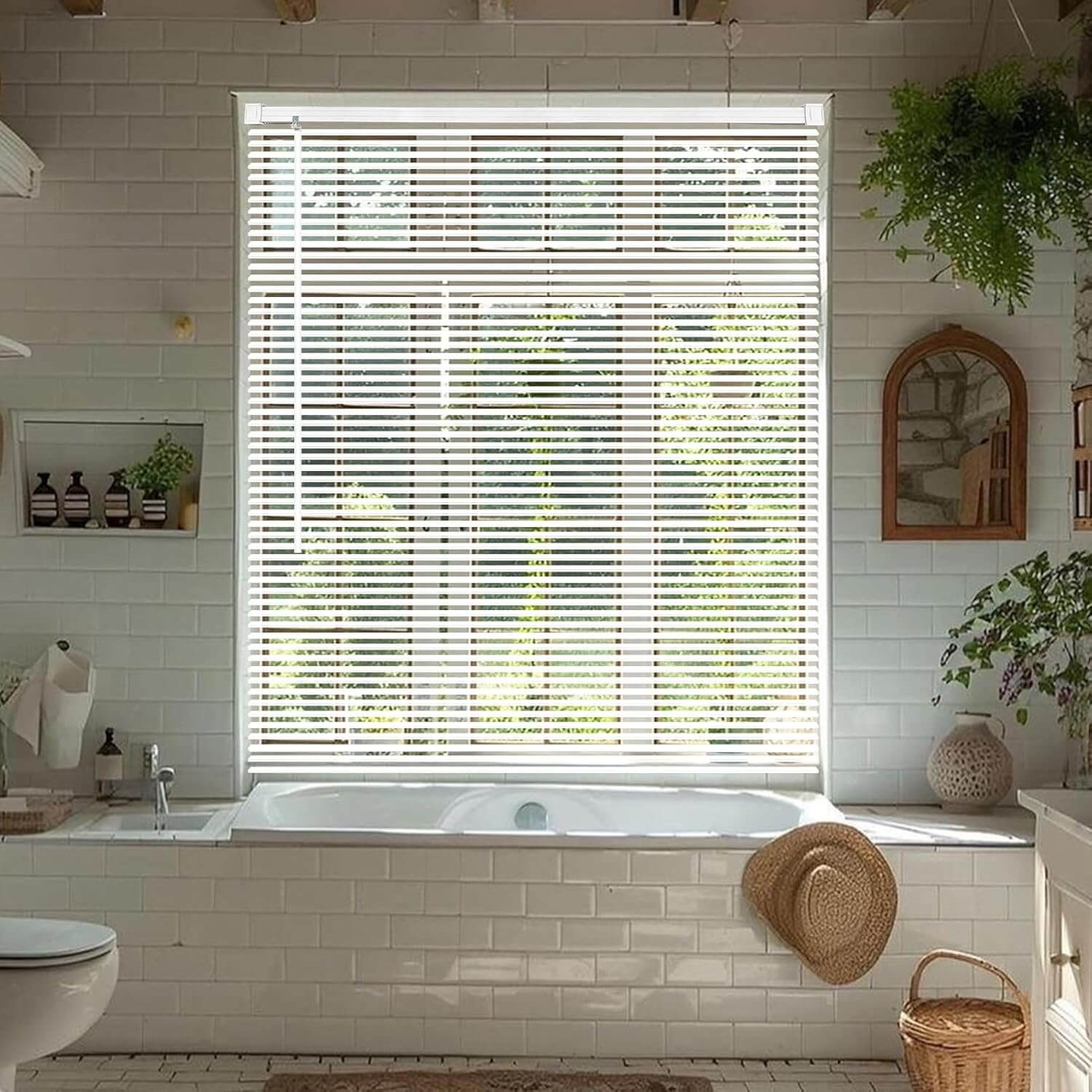 Cordless Vinyl Mini L Blinds