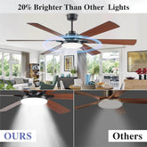 72 Inch Ceiling Fan with Lights and Remote Control