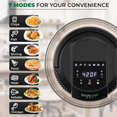 7-in-1 Air Fryer Lid for Instant Pot, Pressure Cooker Attachment & Accessory