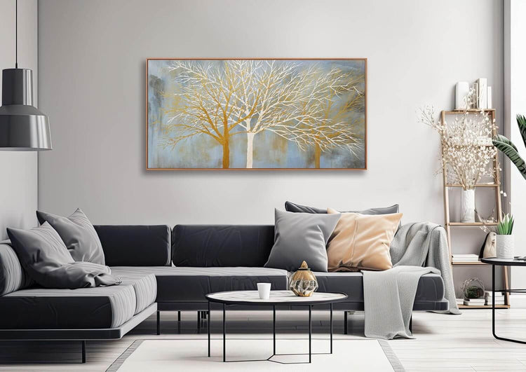 White Birch Trees Wall Art