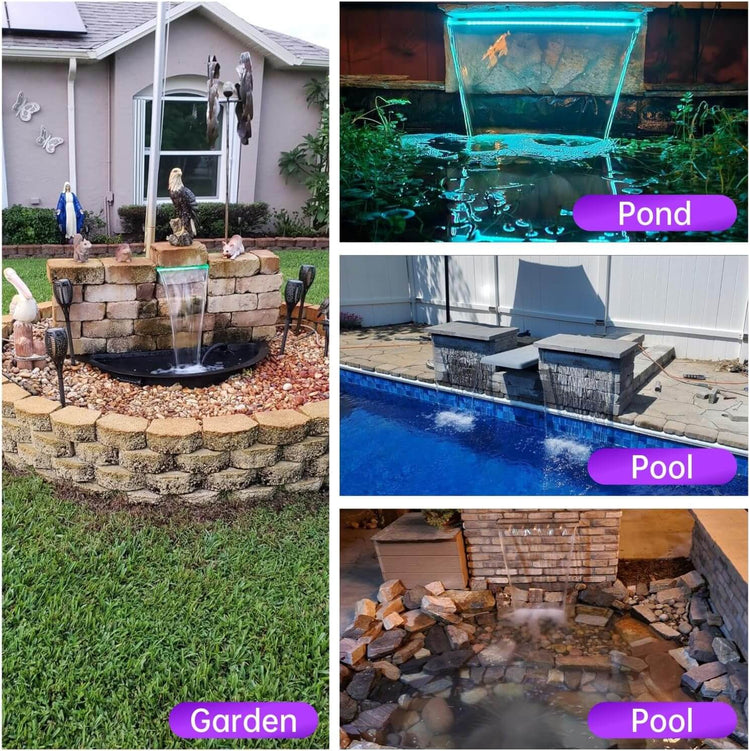 Stainless Steel Pool Waterfall